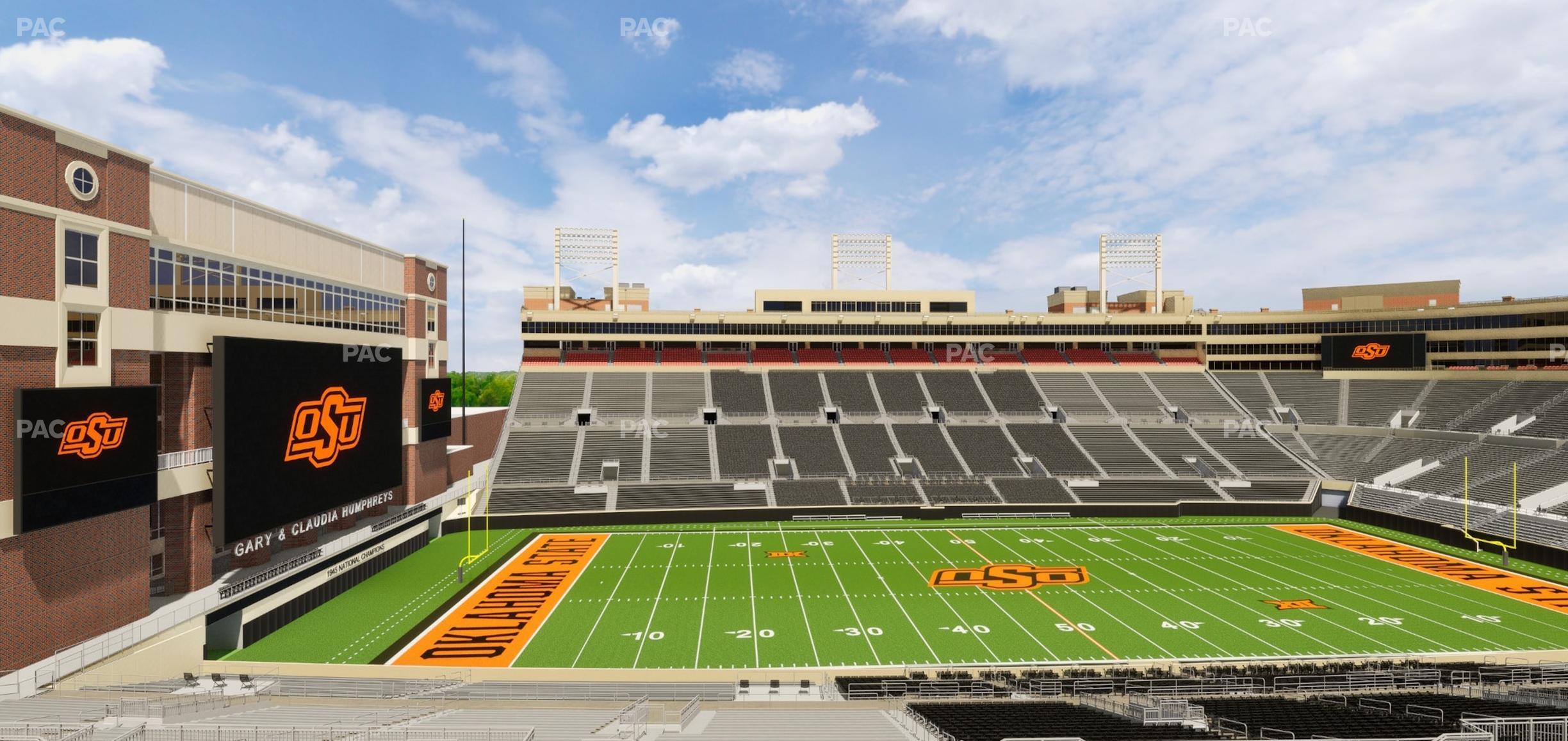 Seating view for Boone Pickens Stadium Section 238