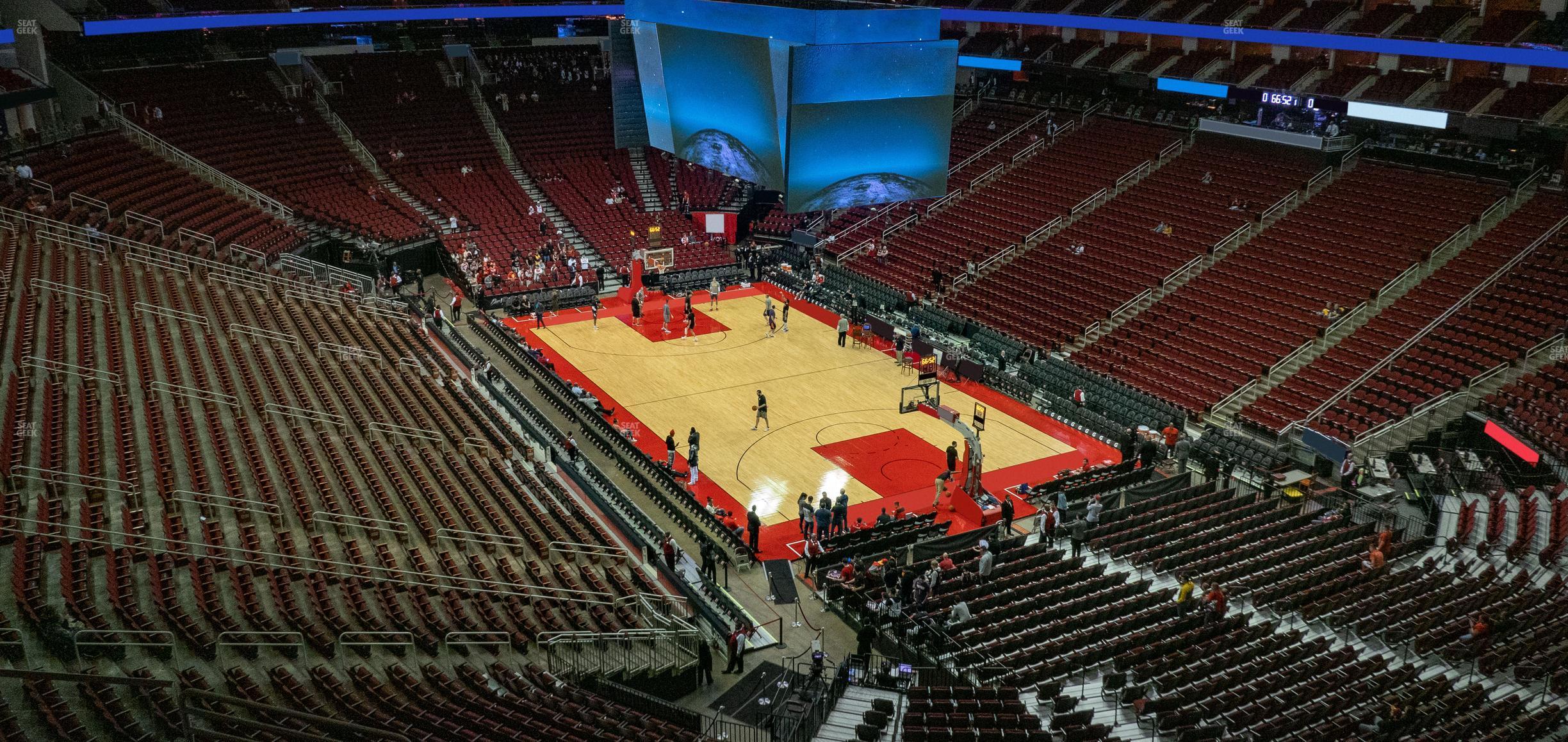 Seating view for Toyota Center Section 404