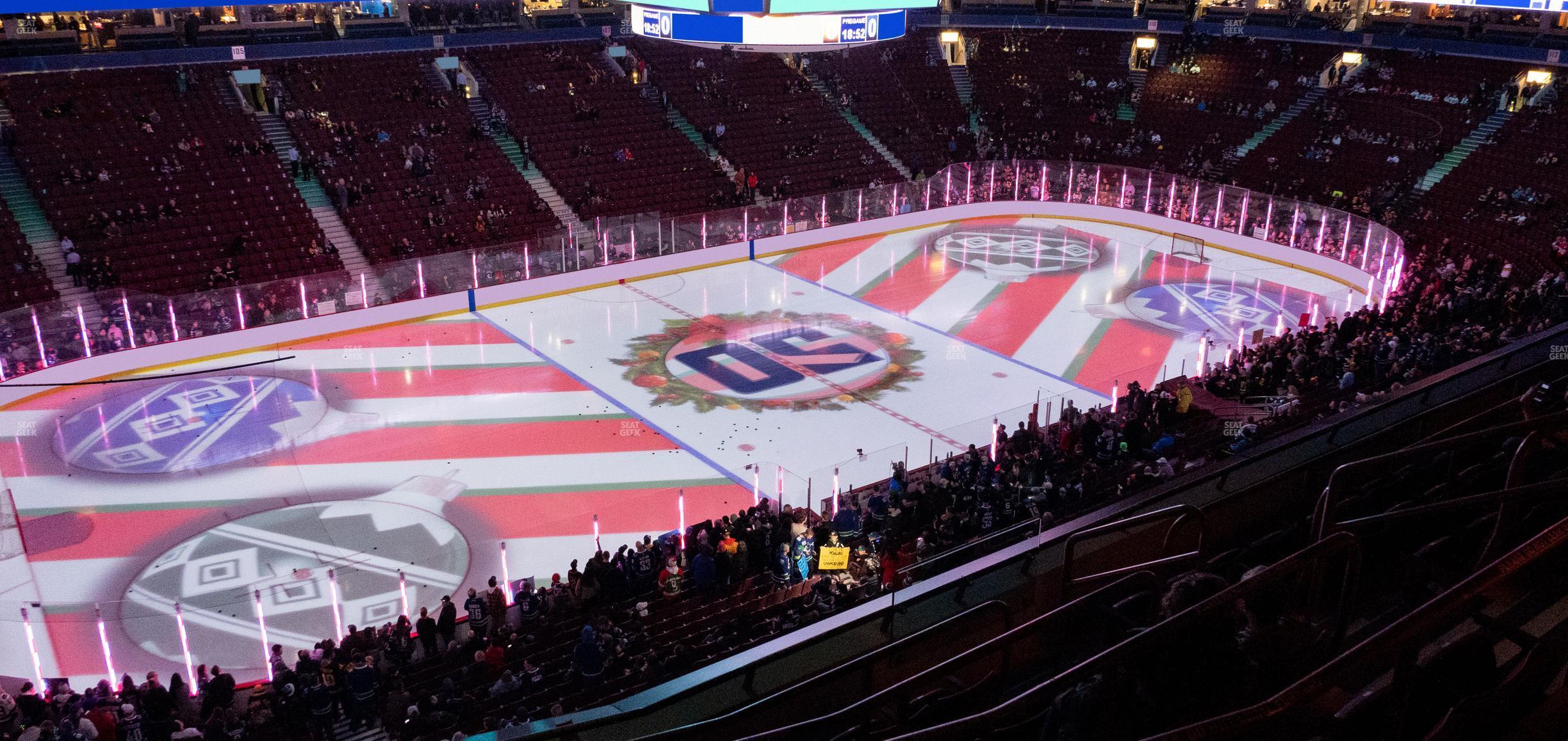 Seating view for Rogers Arena Section 326