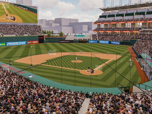 Seating view for Progressive Field Section Suite 142