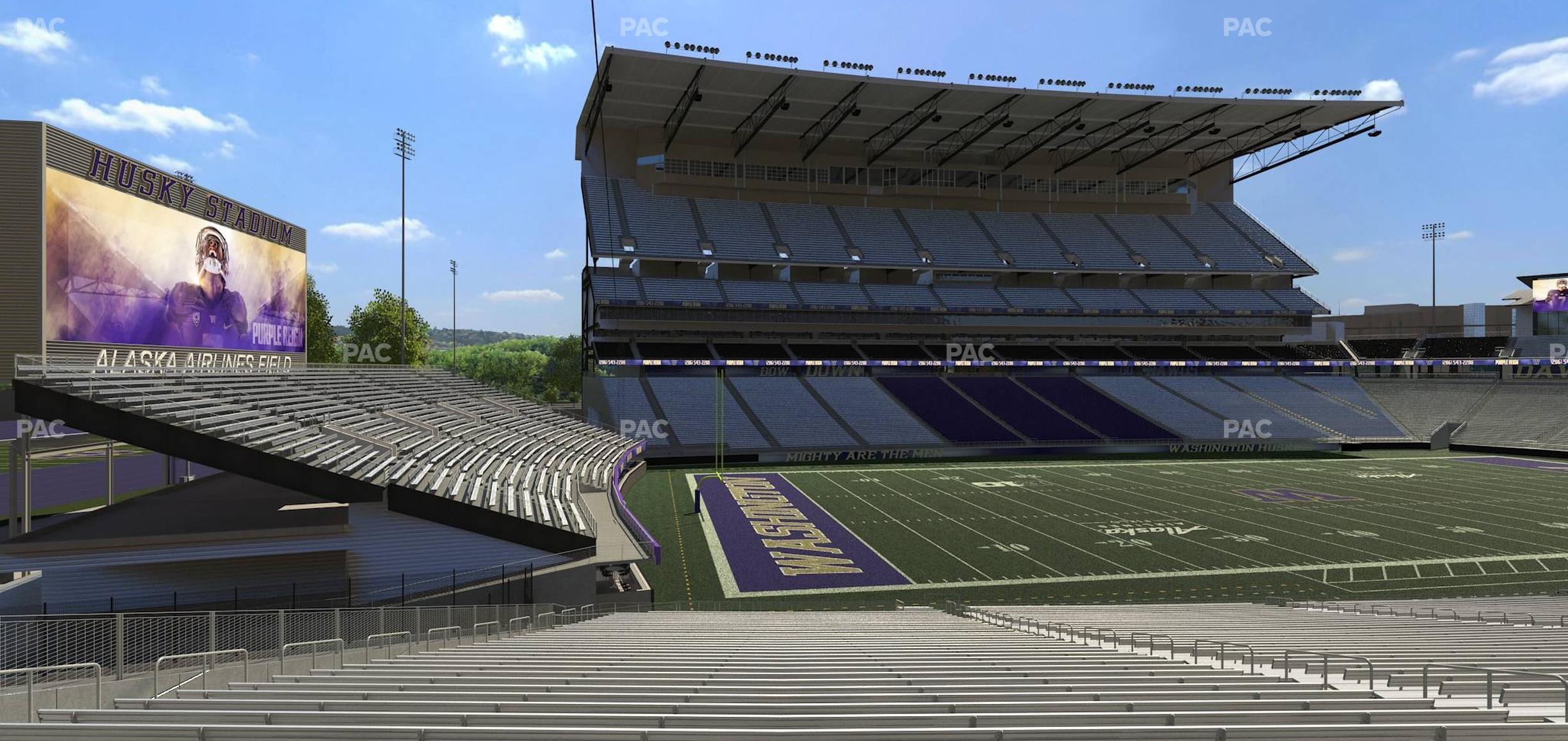 Seating view for Husky Stadium Section 133