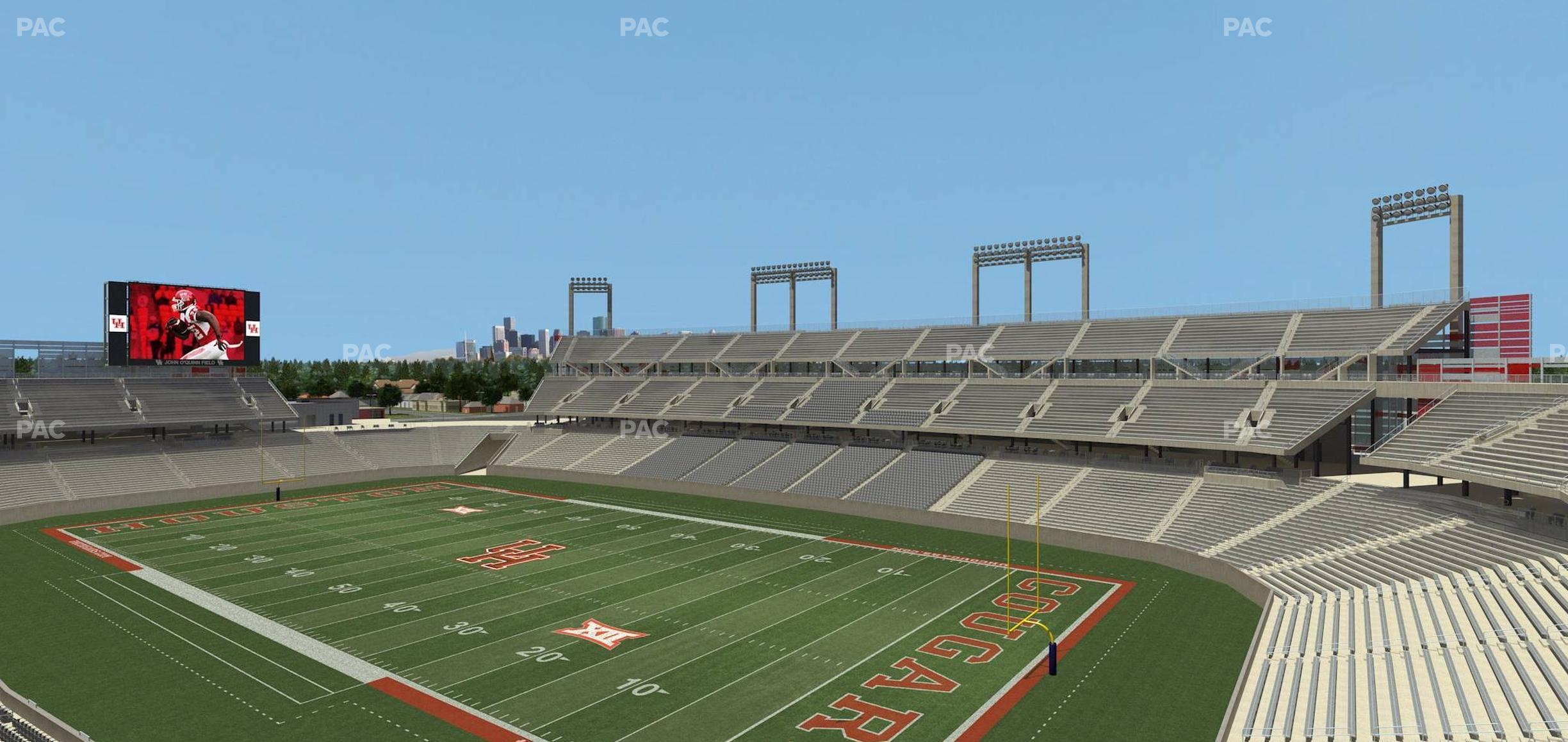 Seating view for TDECU Stadium Section 302