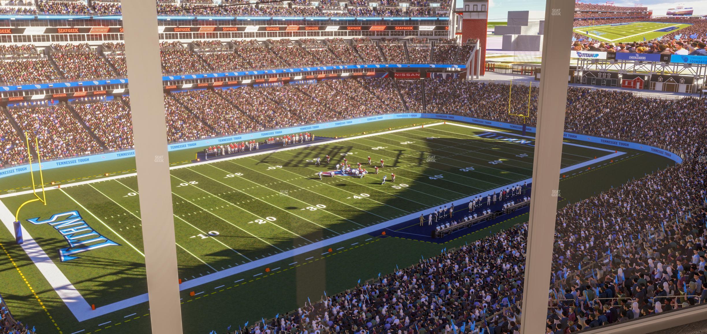 Seating view for Nissan Stadium Section Suite 685 W