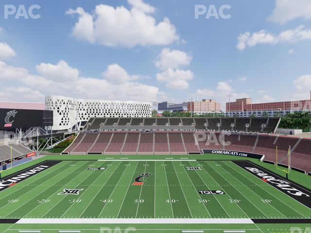 Seating view for Nippert Stadium Section Premium Club 356