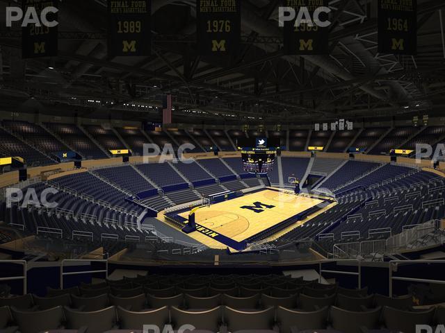 Seating view for Crisler Center Section 210