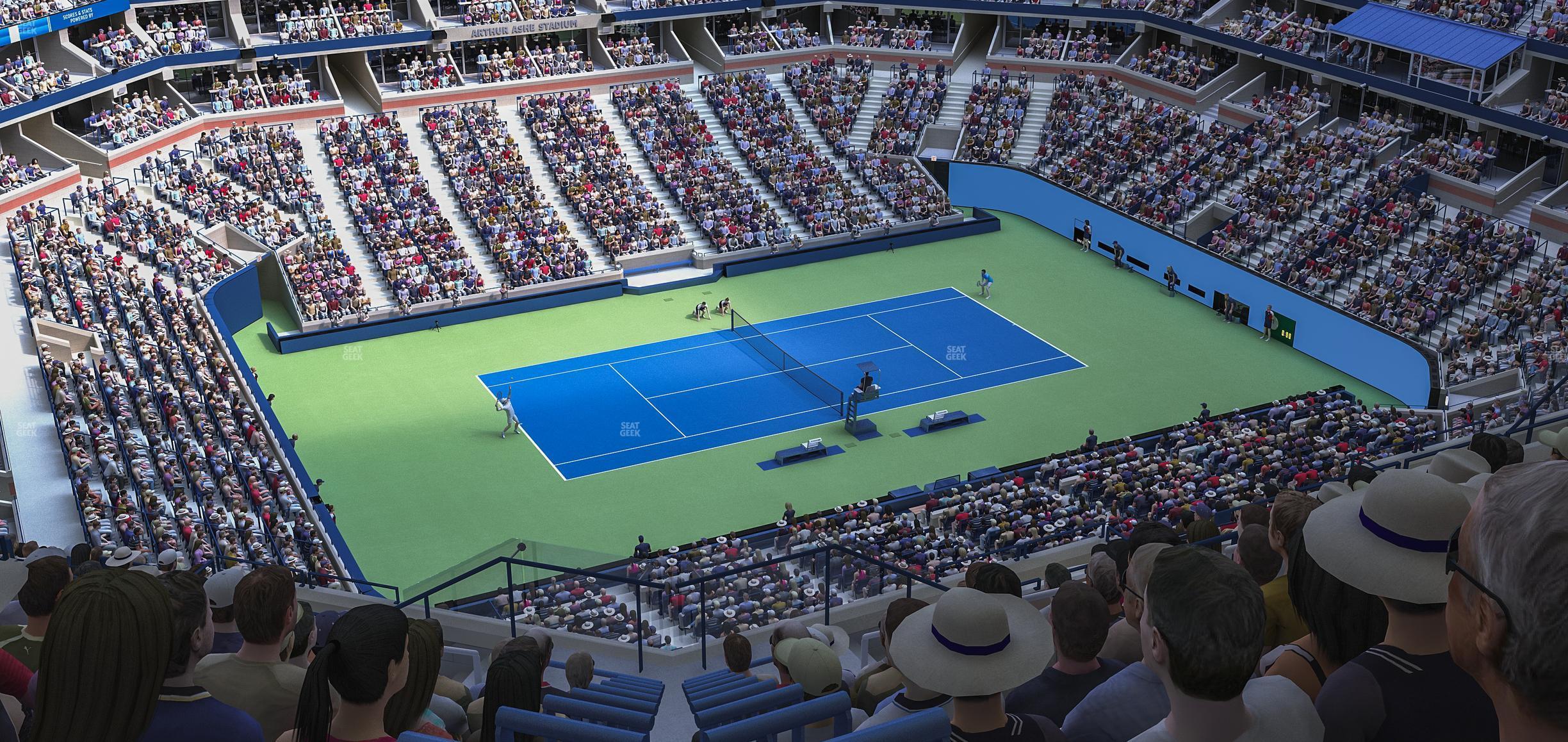 Seating view for Arthur Ashe Stadium Section 328