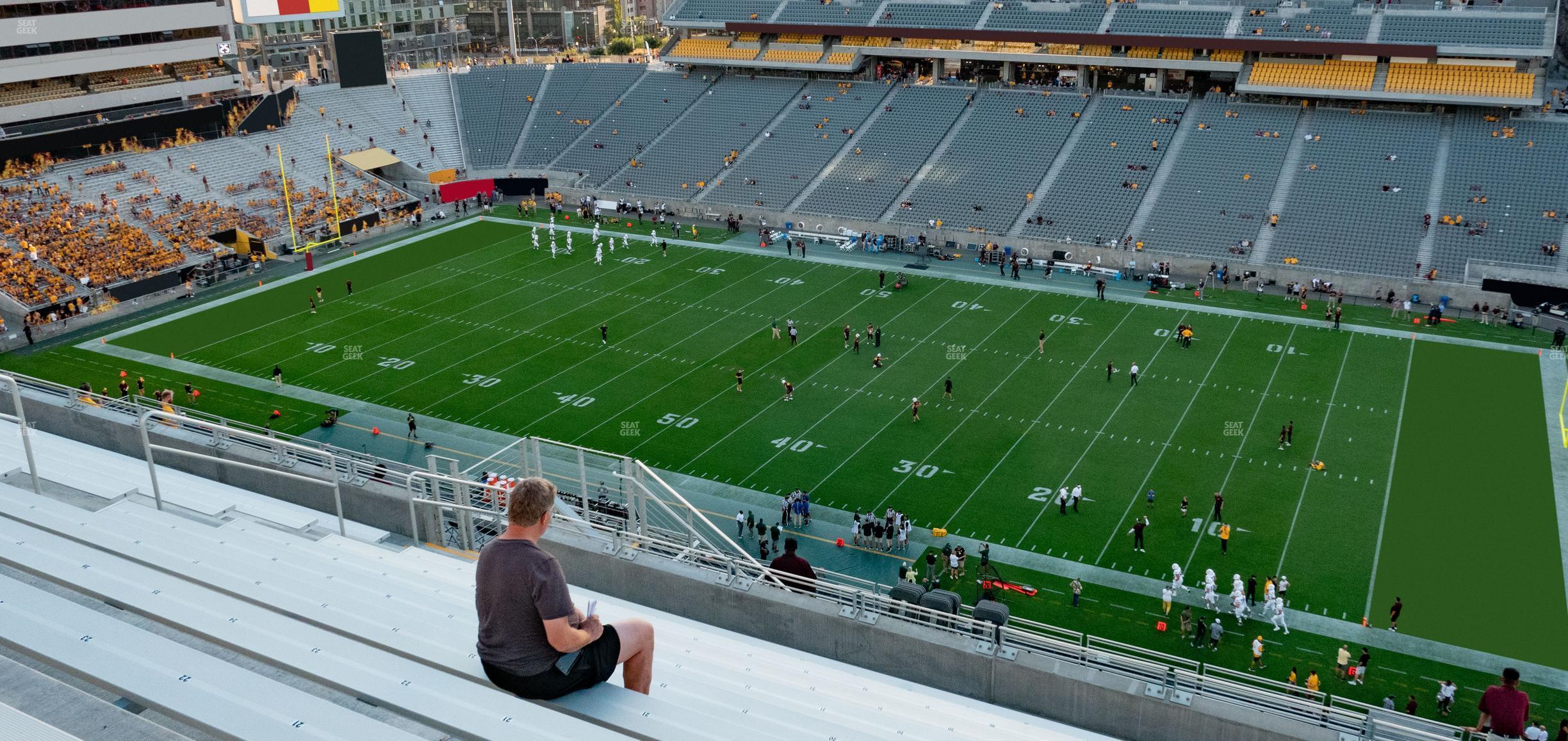 Seating view for Mountain America Stadium Section 310