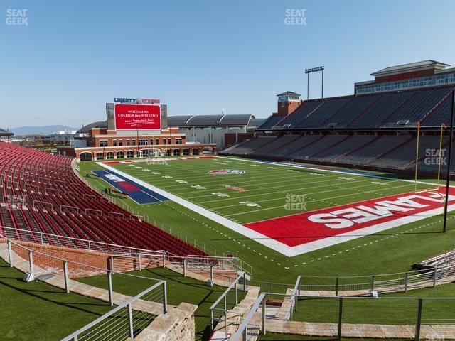 Seating view for Williams Stadium Section Cabana 20