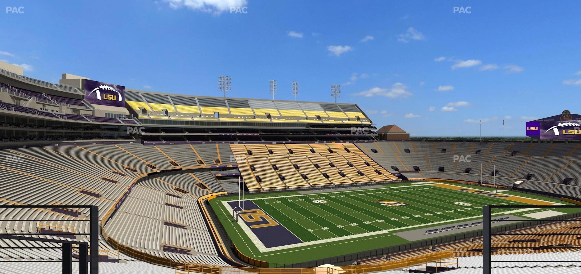 Seating view for Tiger Stadium Section Suite 131