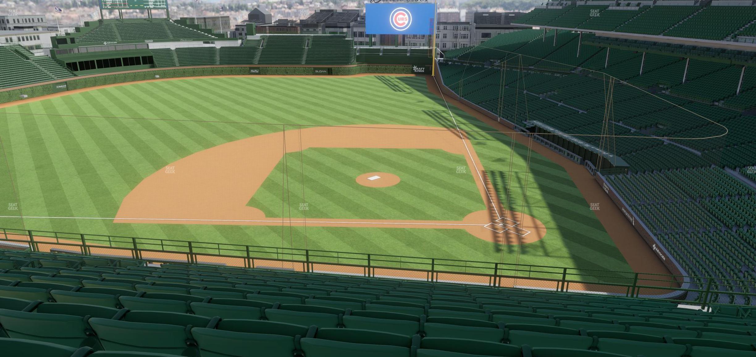 Seating view for Wrigley Field Section 312 Left