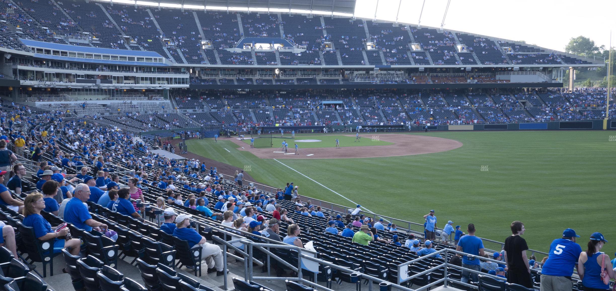 Seating view for Kauffman Stadium Section 247