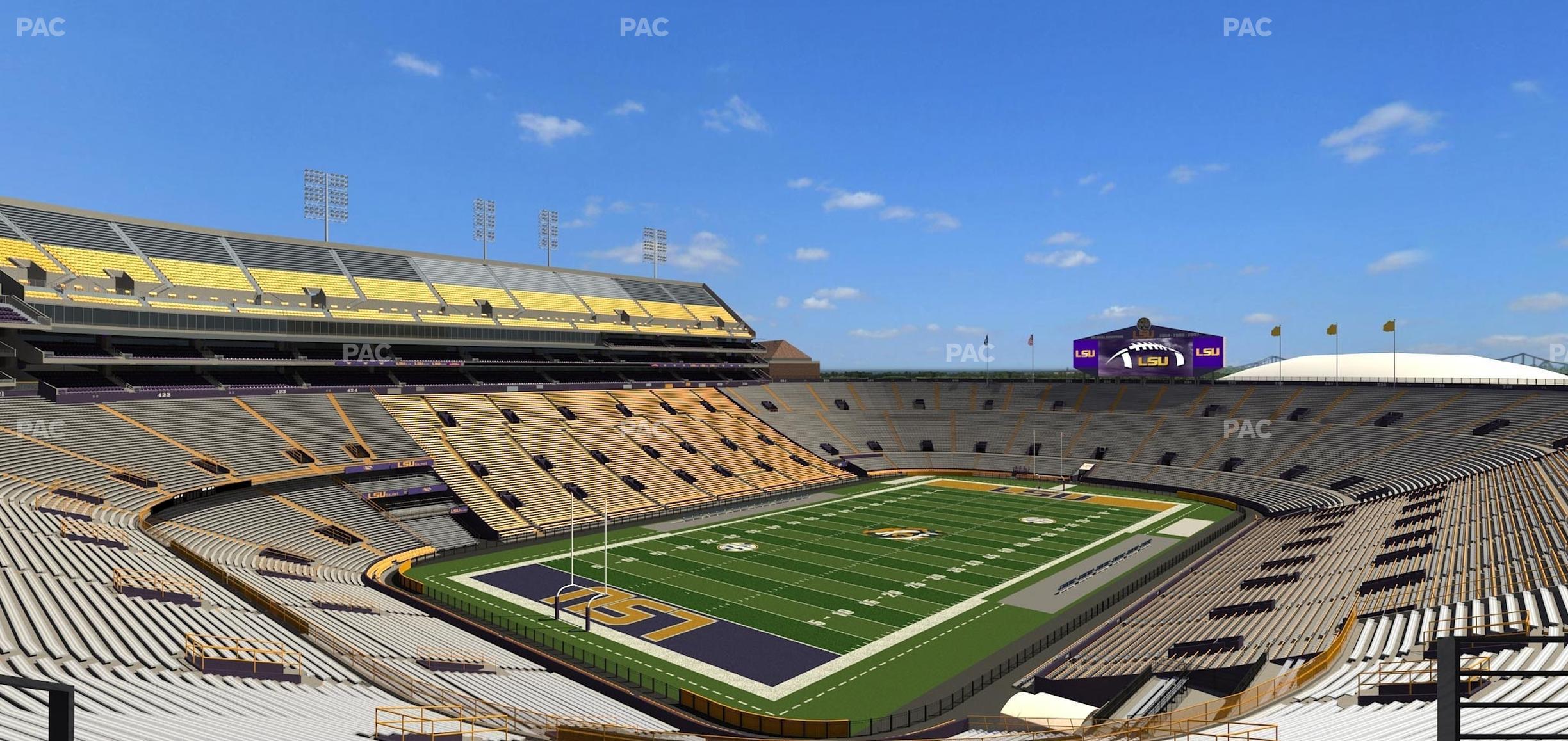 Seating view for Tiger Stadium Section Suite 138