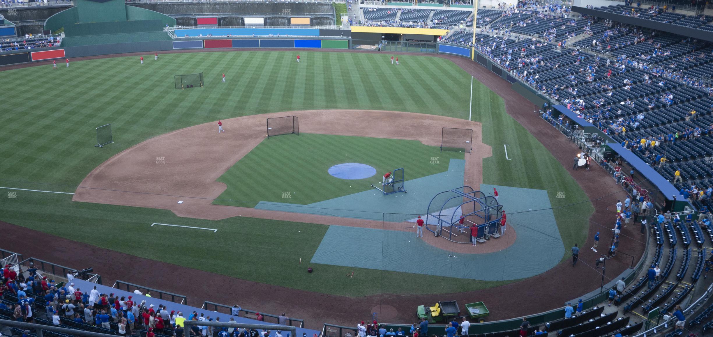 Seating view for Kauffman Stadium Section 414