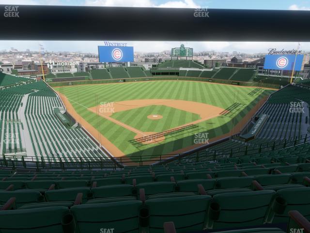 Seating view for Wrigley Field Section James Hardie Catalina Club 318 Right