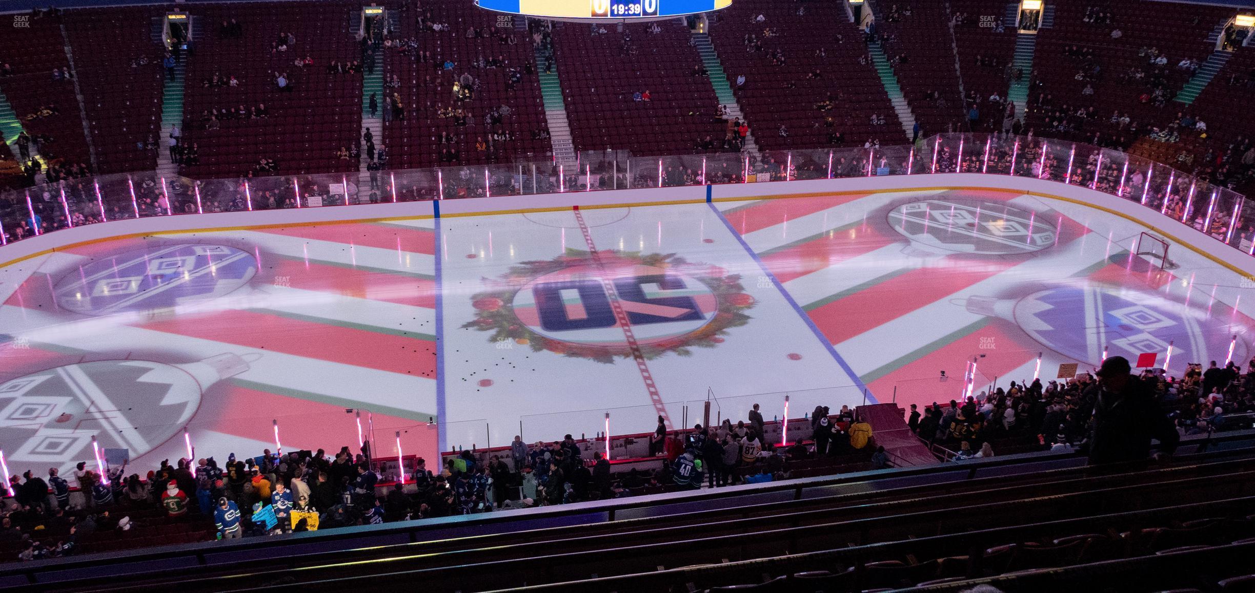 Seating view for Rogers Arena Section 324