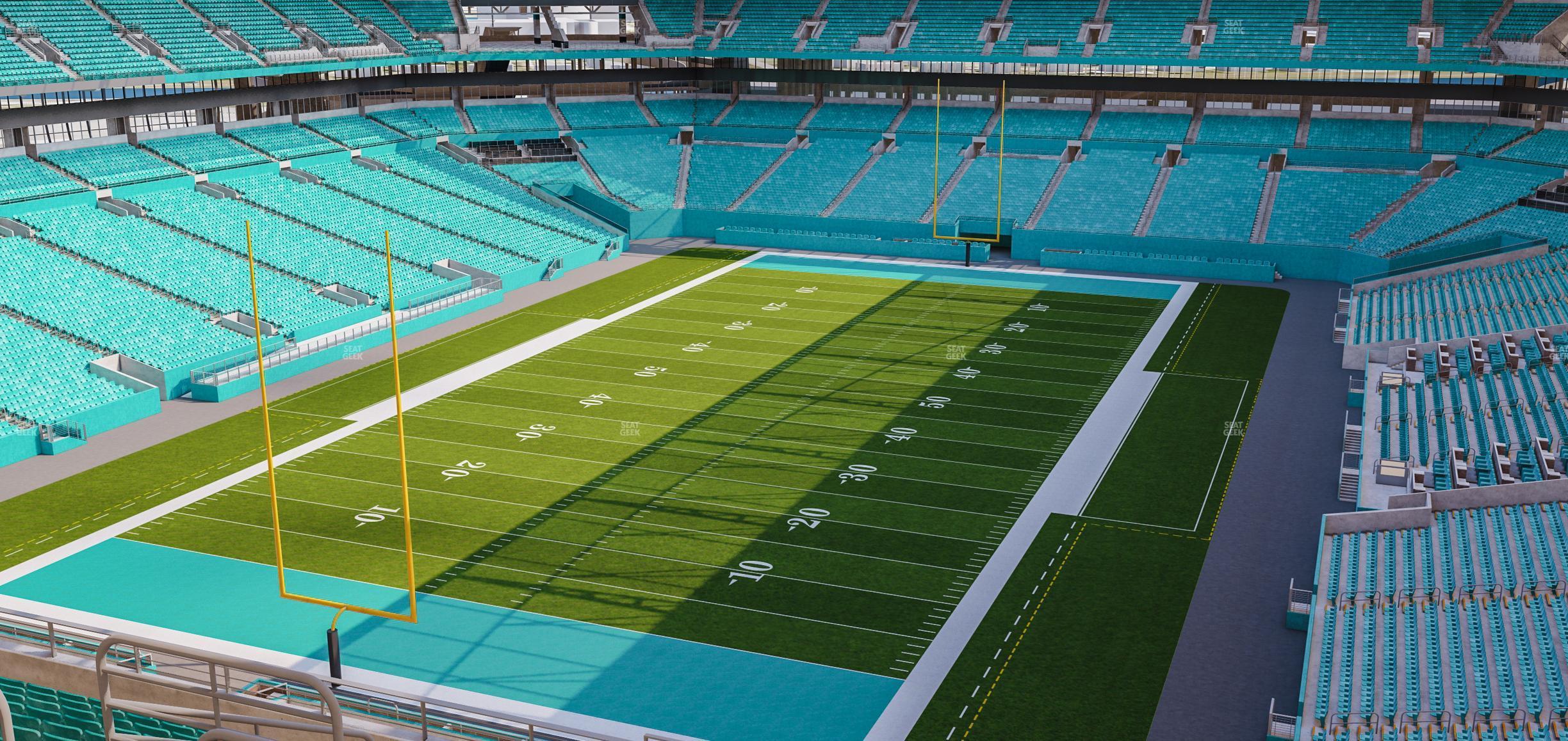 Seating view for Hard Rock Stadium Section 301