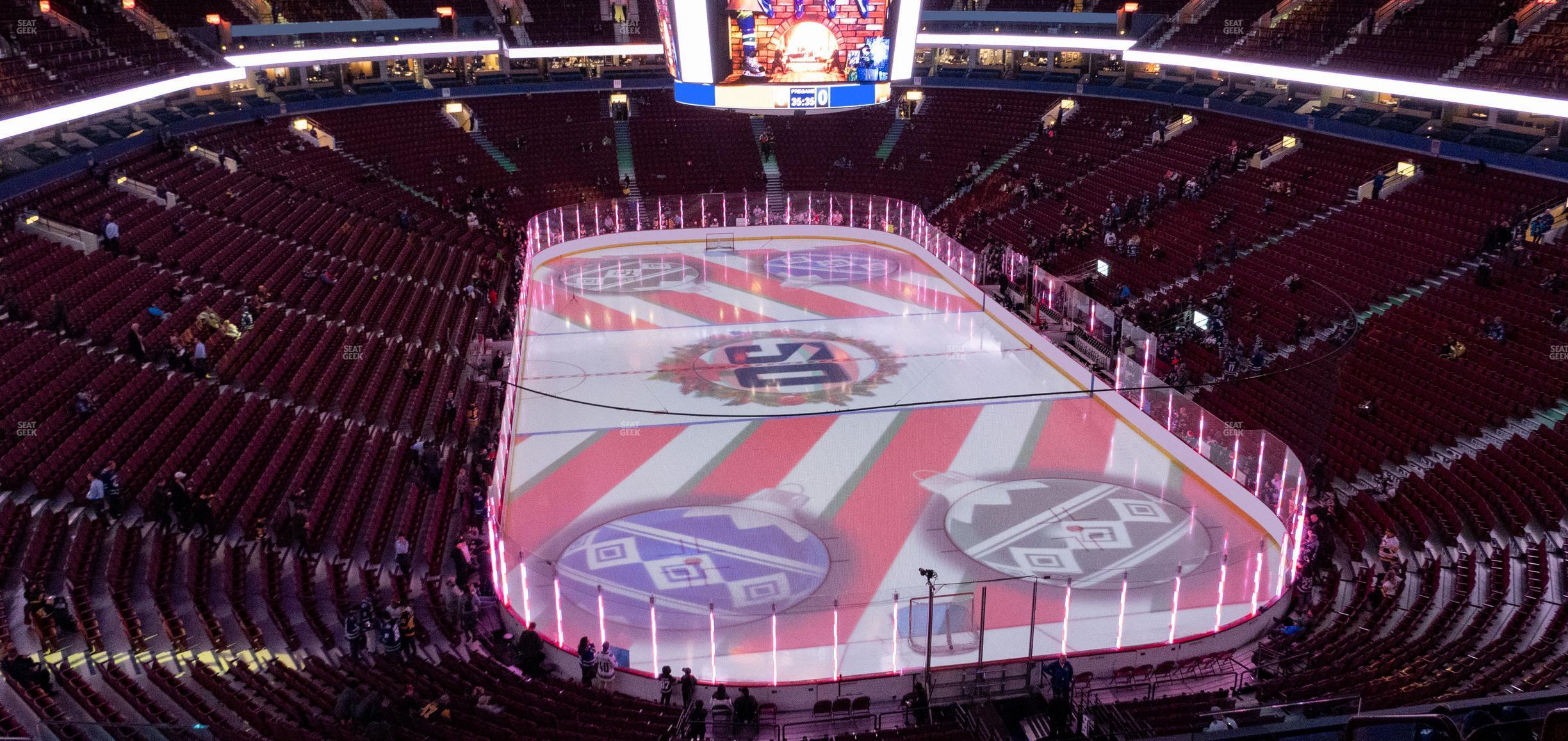 Seating view for Rogers Arena Section 302