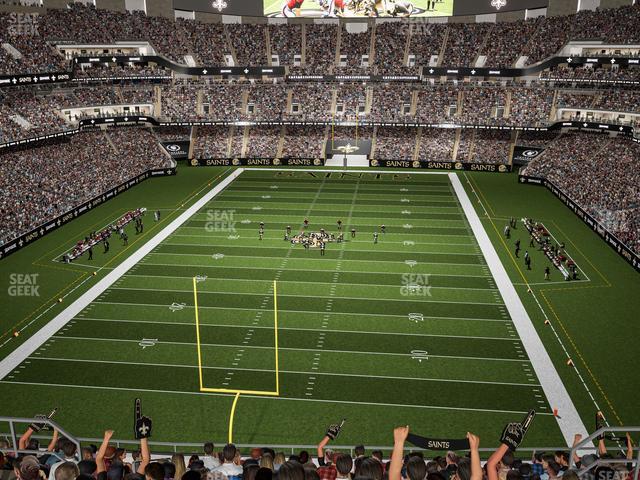 Seating view for Caesars Superdome Section 652