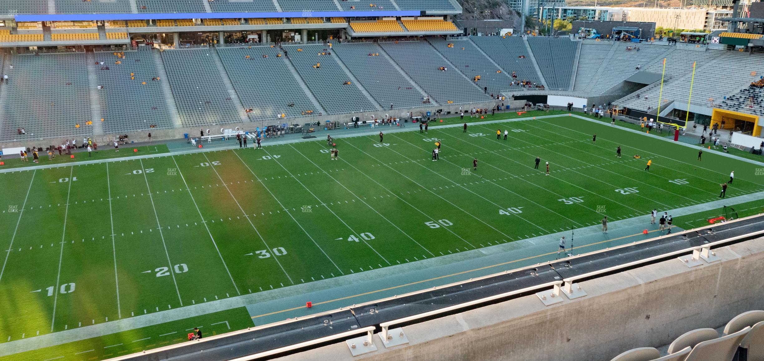 Seating view for Mountain America Stadium Section 213