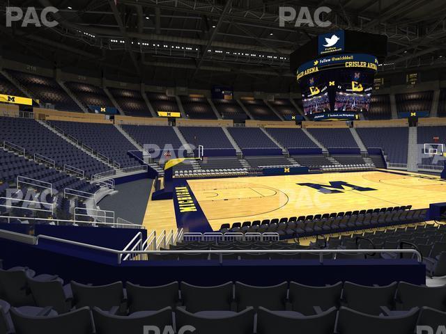 Seating view for Crisler Center Section 108