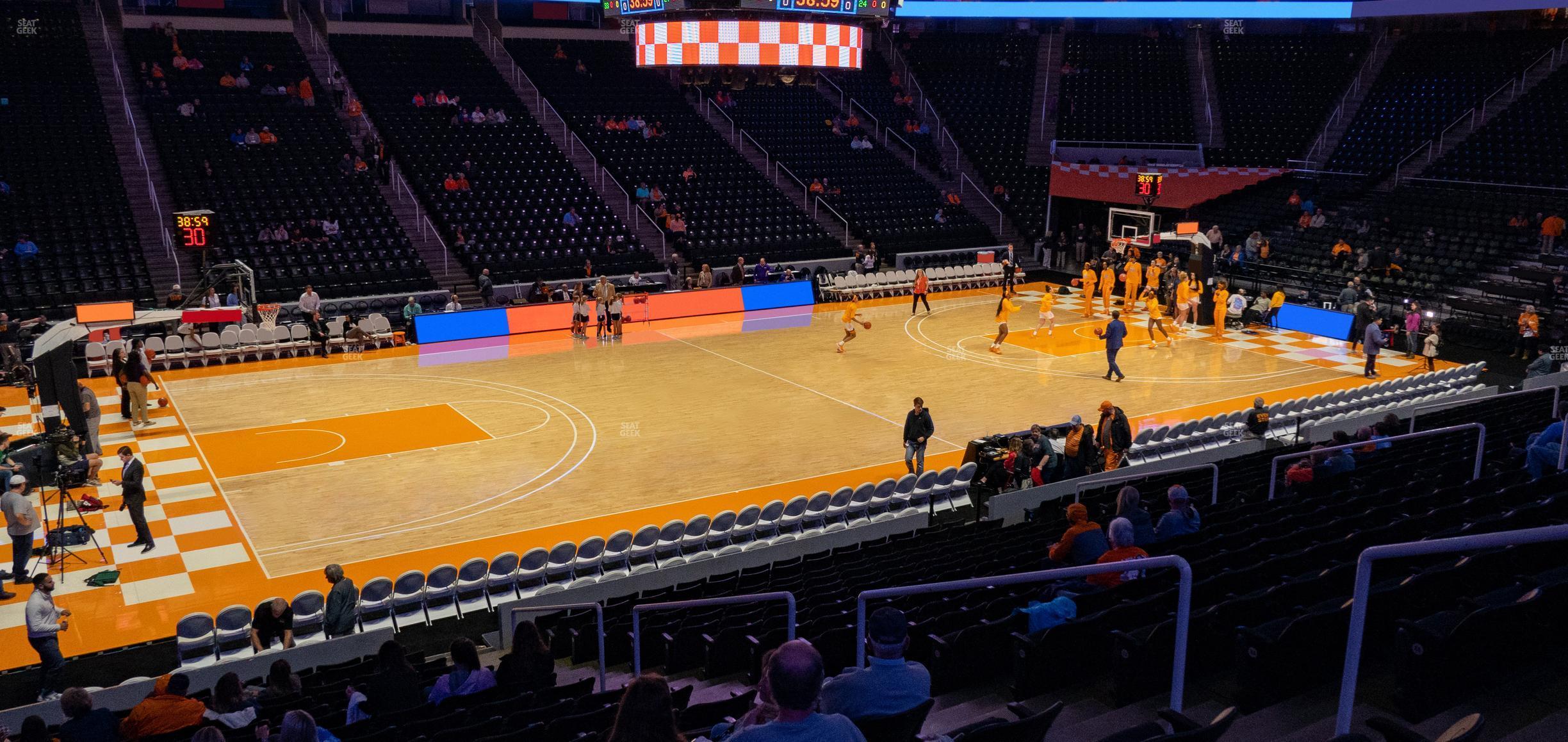 Seating view for Thompson-Boling Arena at Food City Center Section 123