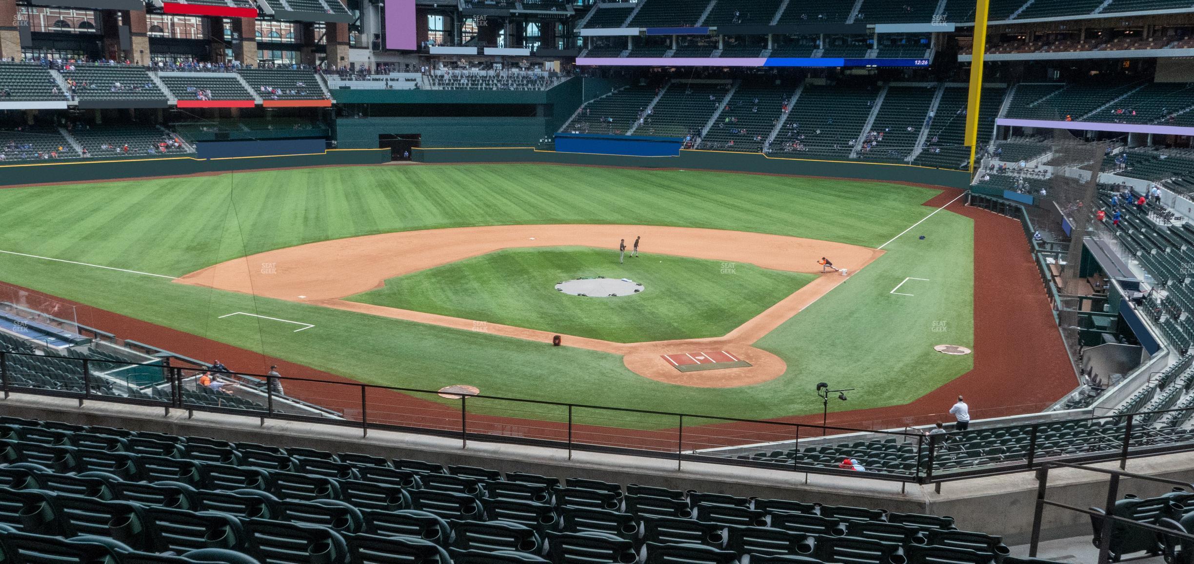 Seating view for Globe Life Field Section 112