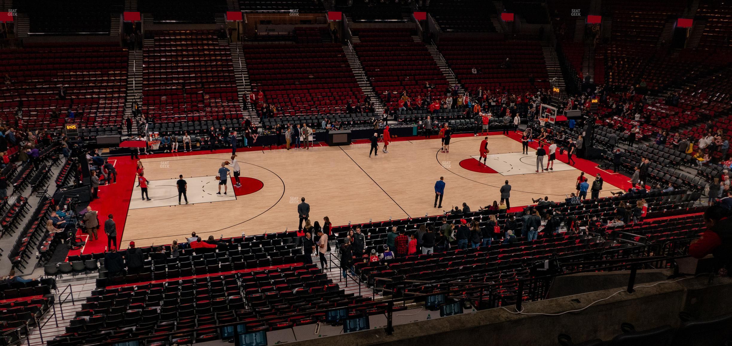 Seating view for Moda Center Section 217