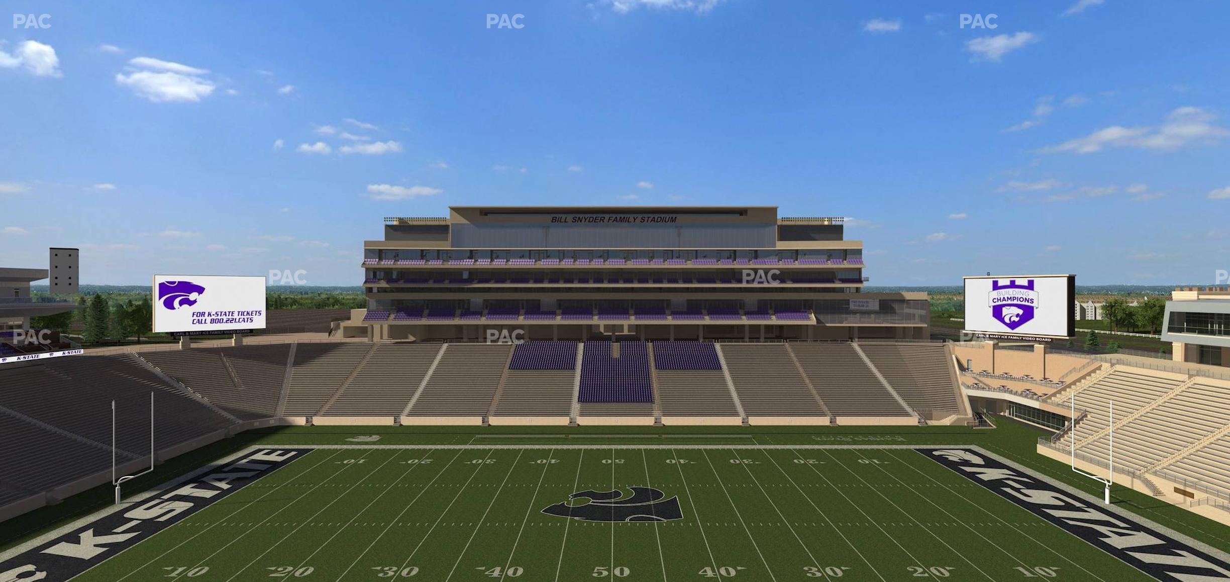 Seating view for Bill Snyder Family Stadium Section 425