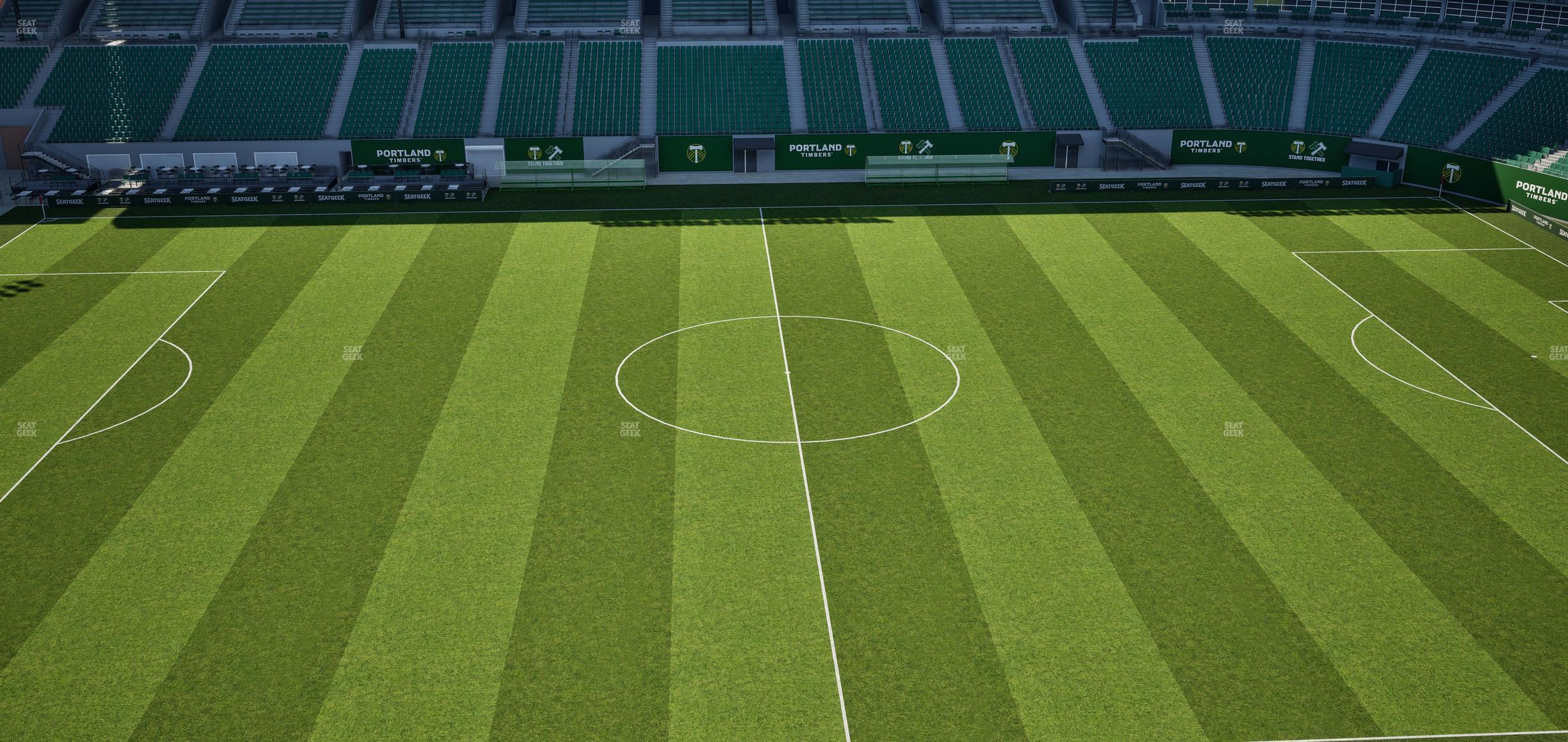 Seating view for Providence Park Section East Vista 5