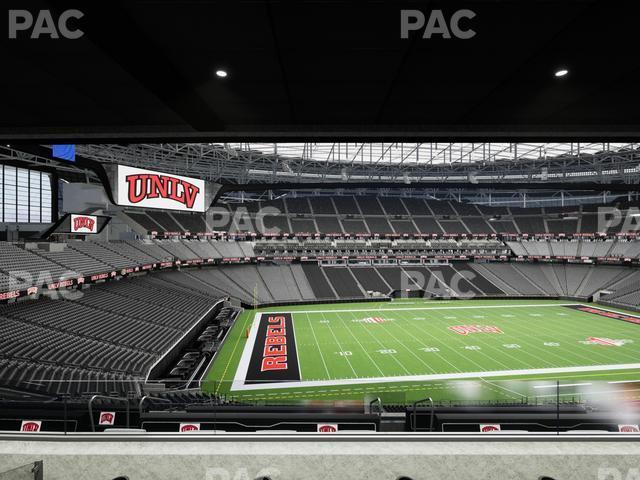 Seating view for Allegiant Stadium Section West Suite 2061