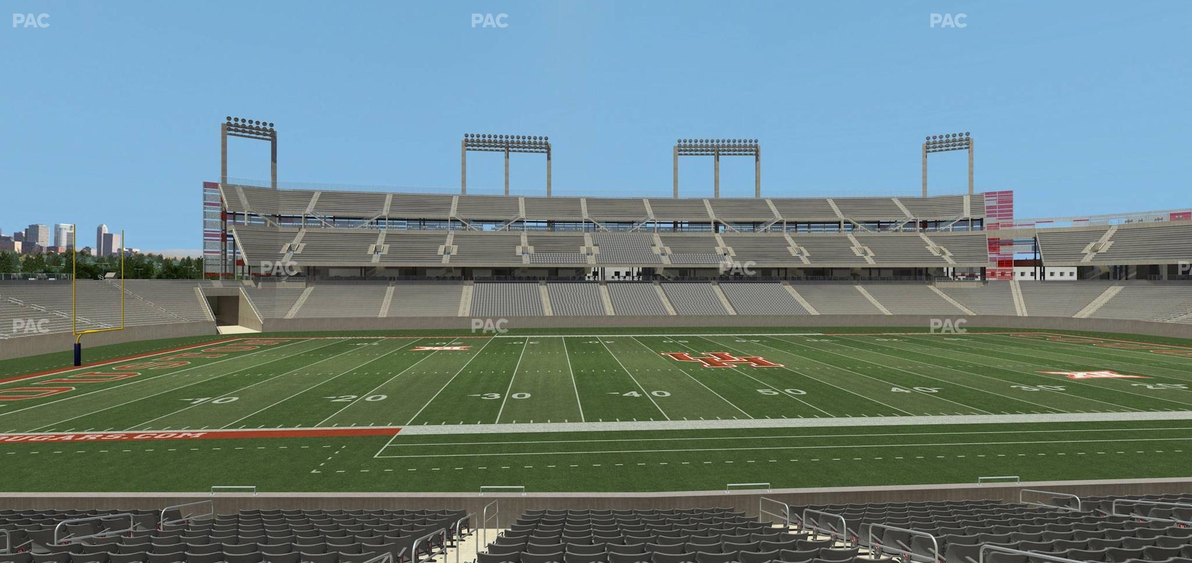 Seating view for TDECU Stadium Section Club 111