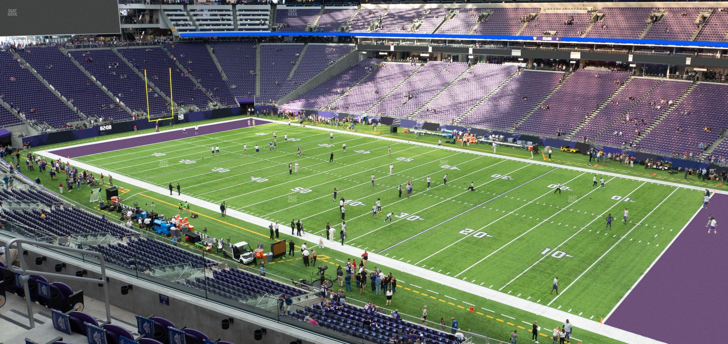 Seating view for U.S. Bank Stadium Section 229