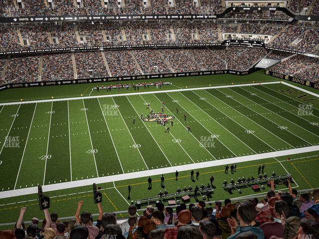 Seating view for Caesars Superdome Section 642