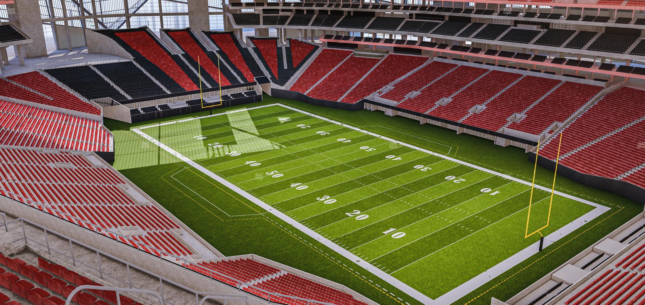 Seating view for Mercedes-Benz Stadium Section 332