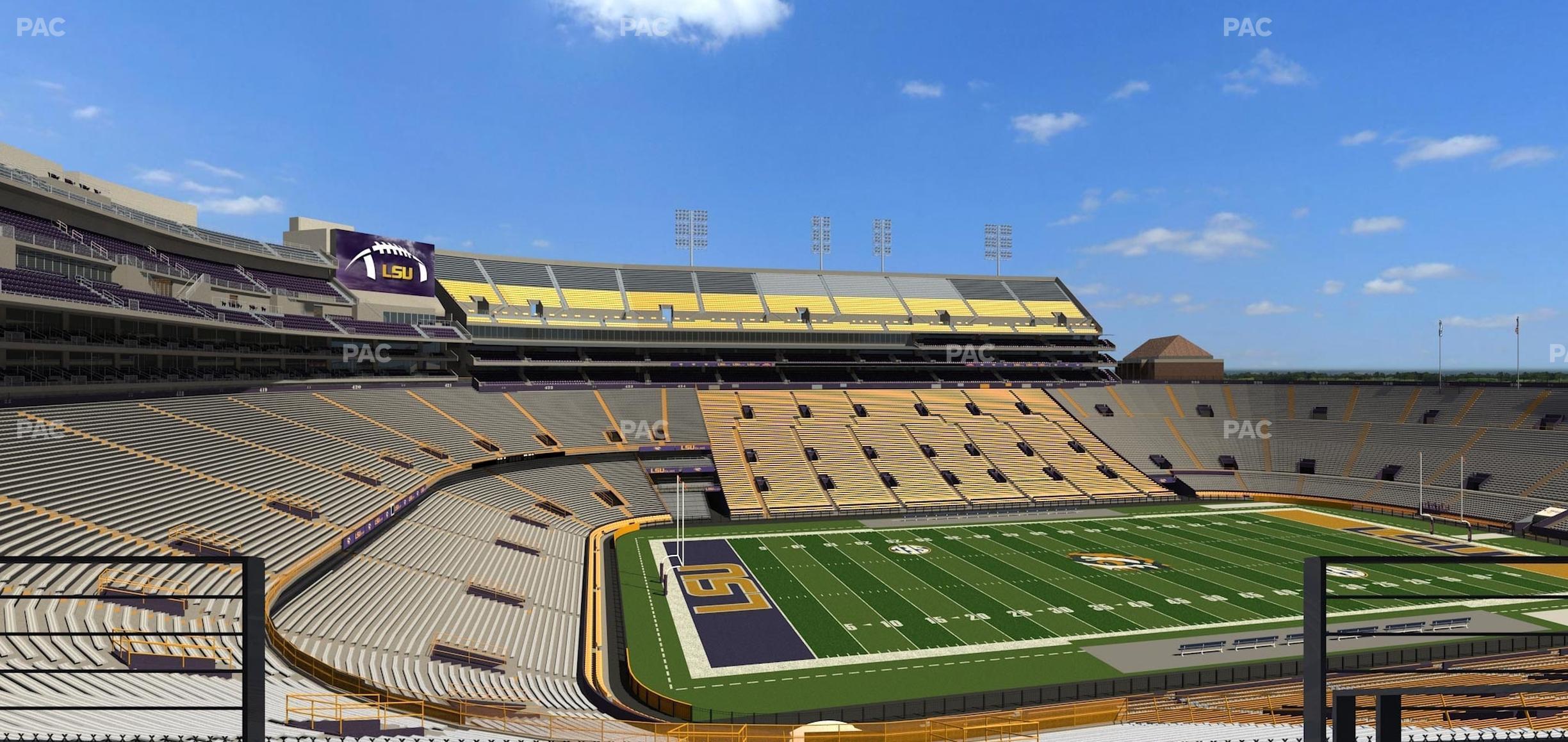 Seating view for Tiger Stadium Section Suite 128