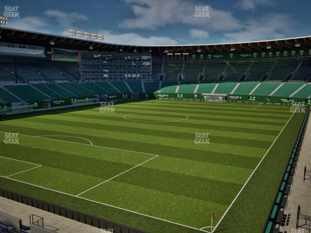 Seating view for Providence Park Section Loge 2