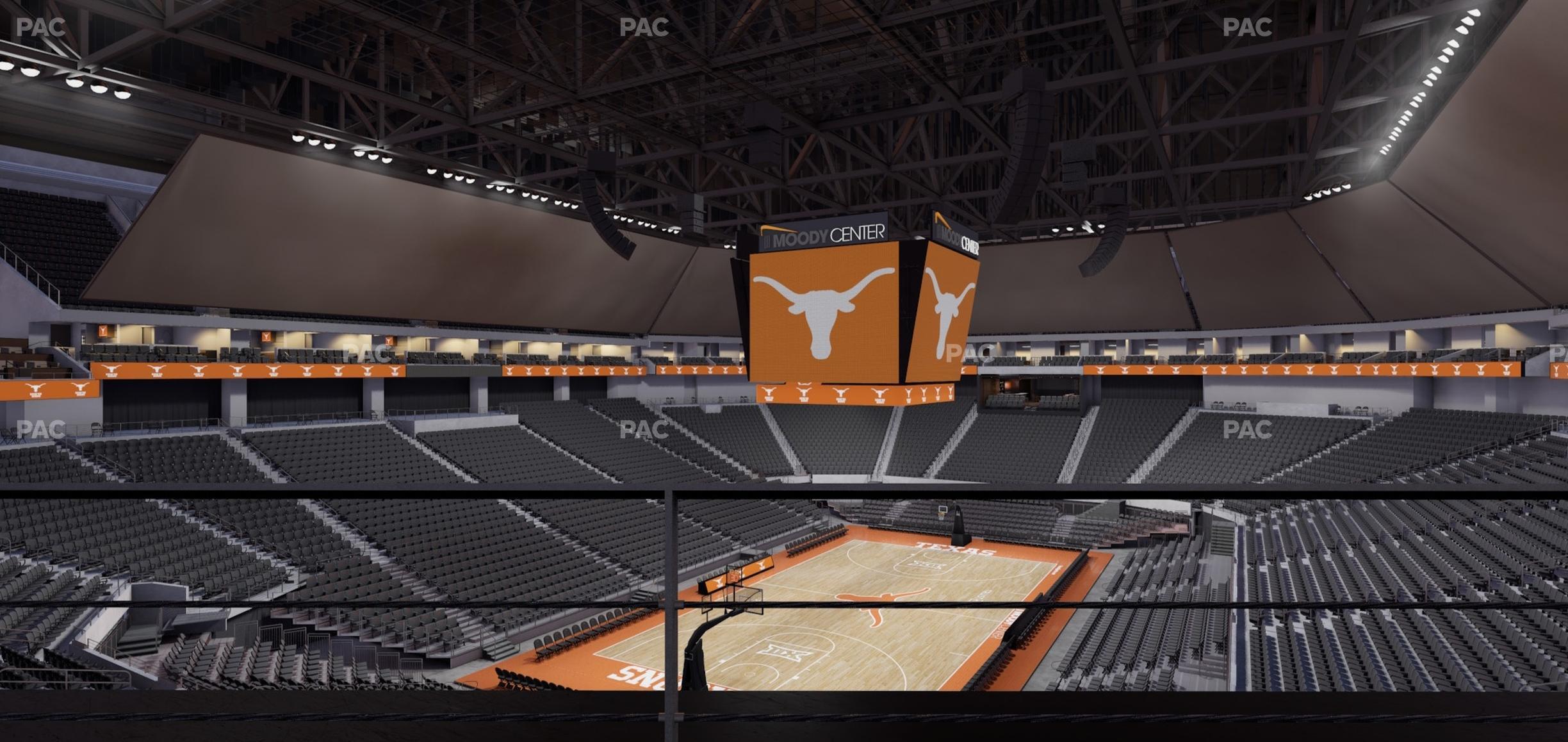 Seating view for Moody Center ATX Section Loge 10