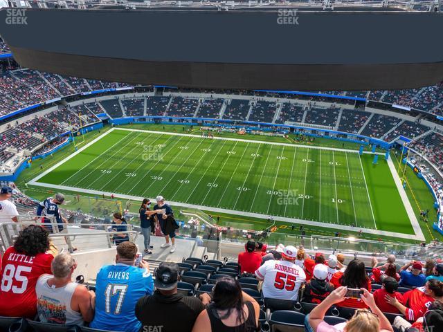 Seating view for SoFi Stadium Section 542