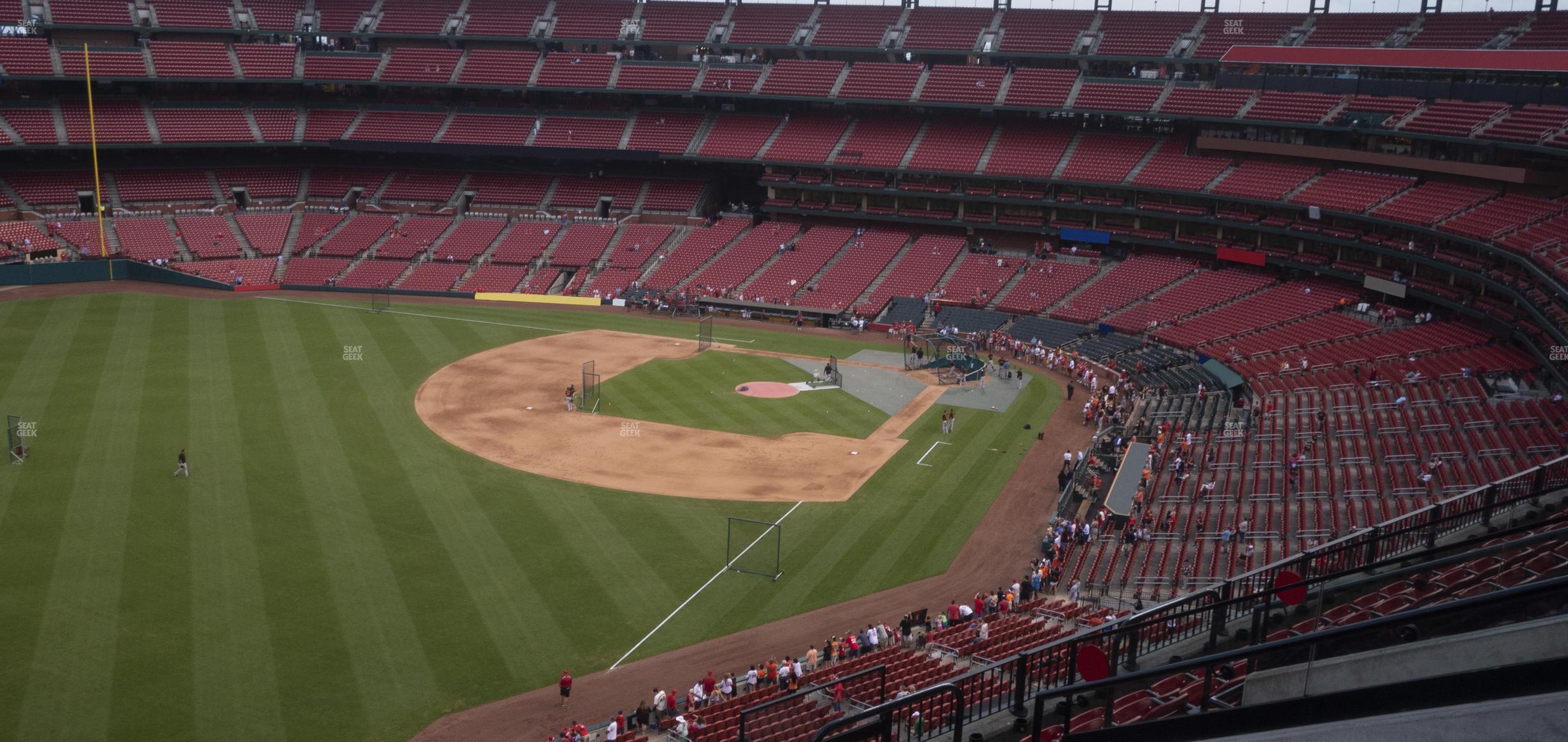 Seating view for Busch Stadium Section Left Field Pavilion 368