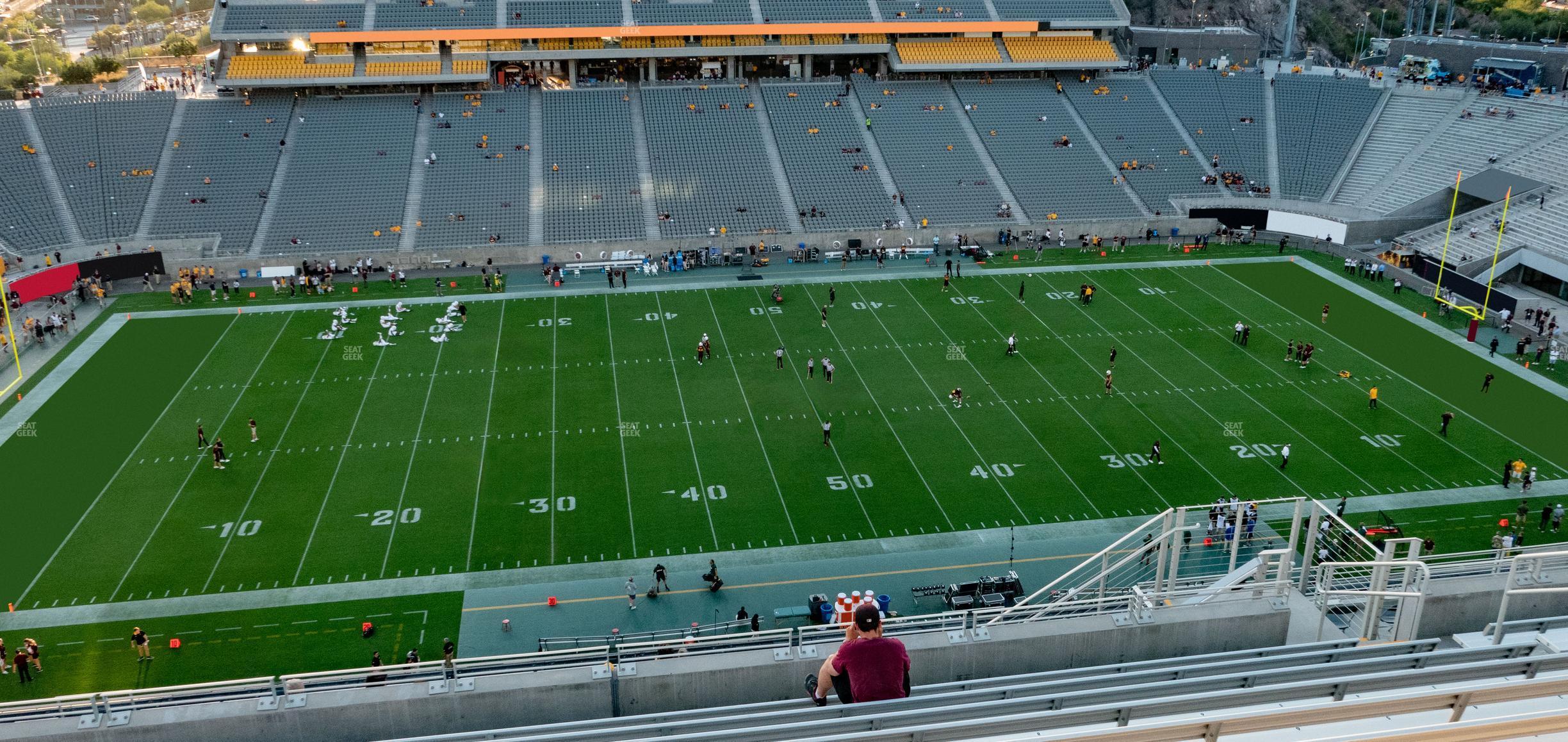 Seating view for Mountain America Stadium Section 314