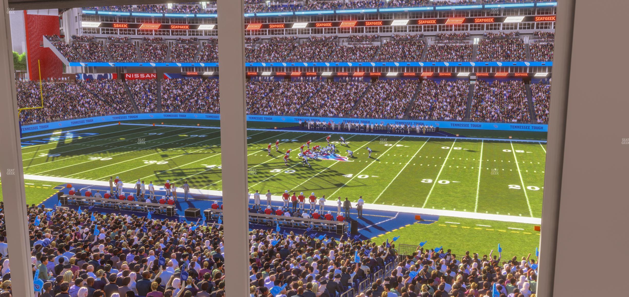 Seating view for Nissan Stadium Section Suite 9 E