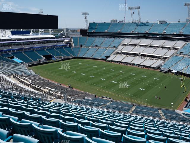 Seating view for EverBank Stadium Section 431