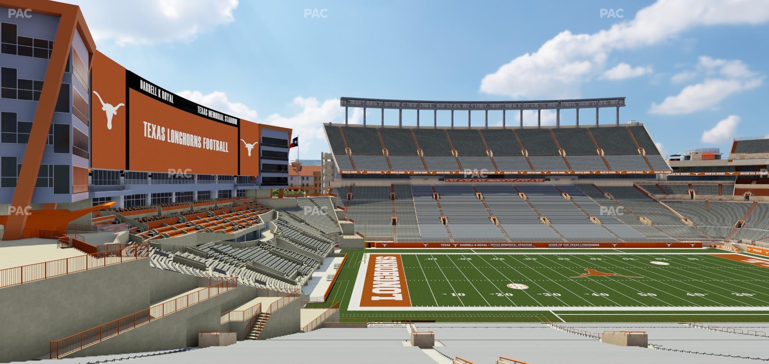 Seating view for Darrell K Royal - Texas Memorial Stadium Section 31