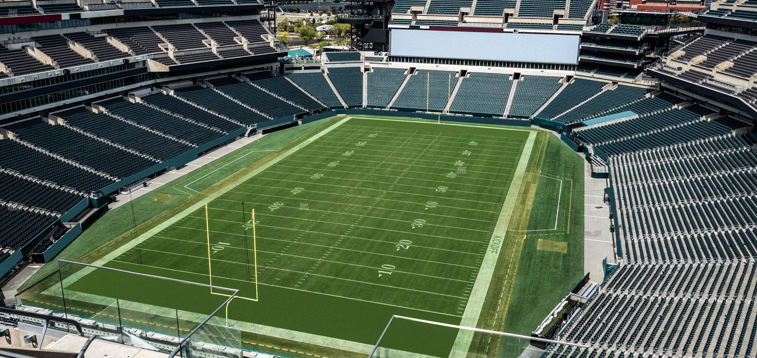 Seating view for Lincoln Financial Field Section 215