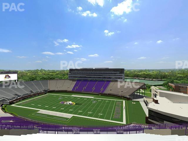 Seating view for Dowdy-Ficklen Stadium Section 214