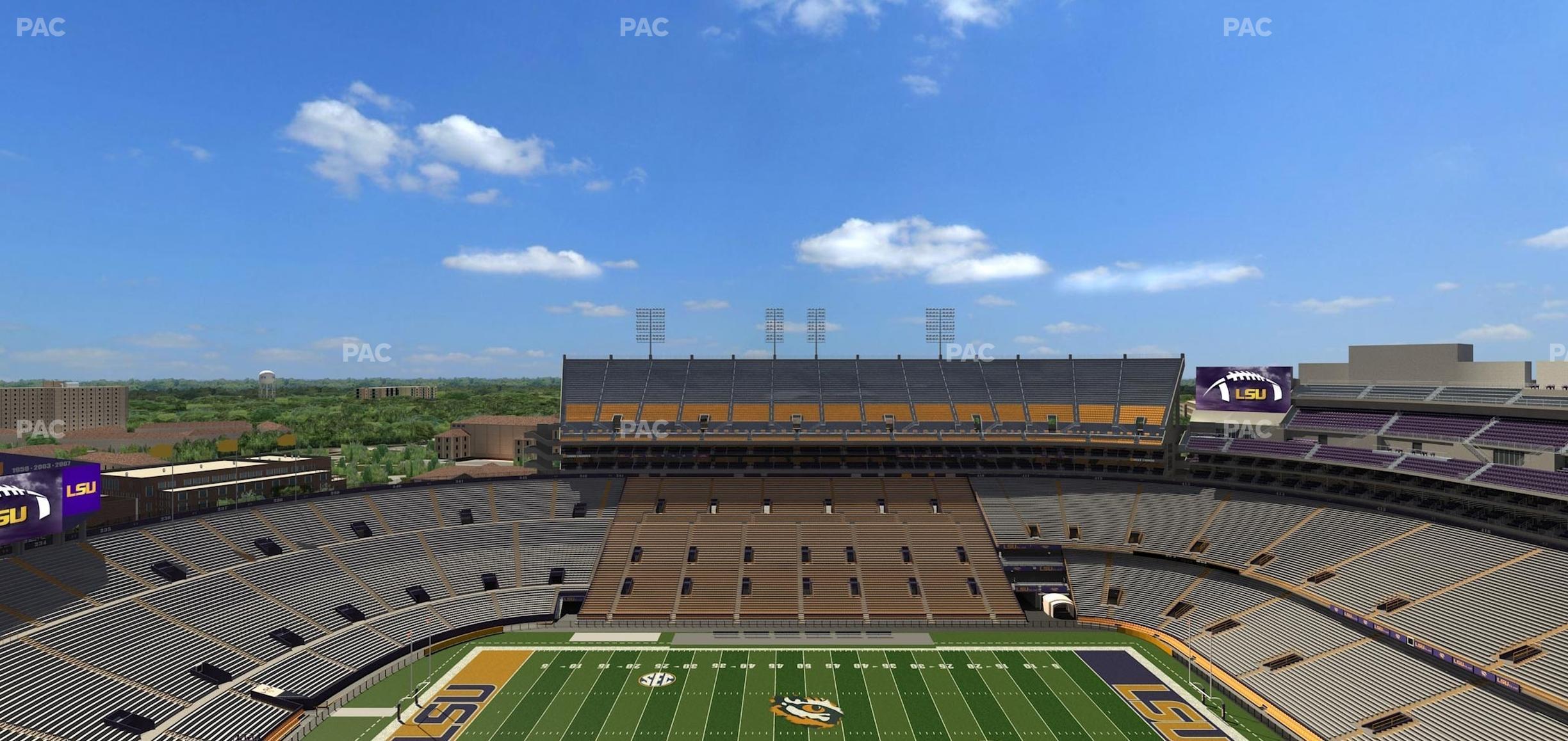 Seating view for Tiger Stadium Section 616