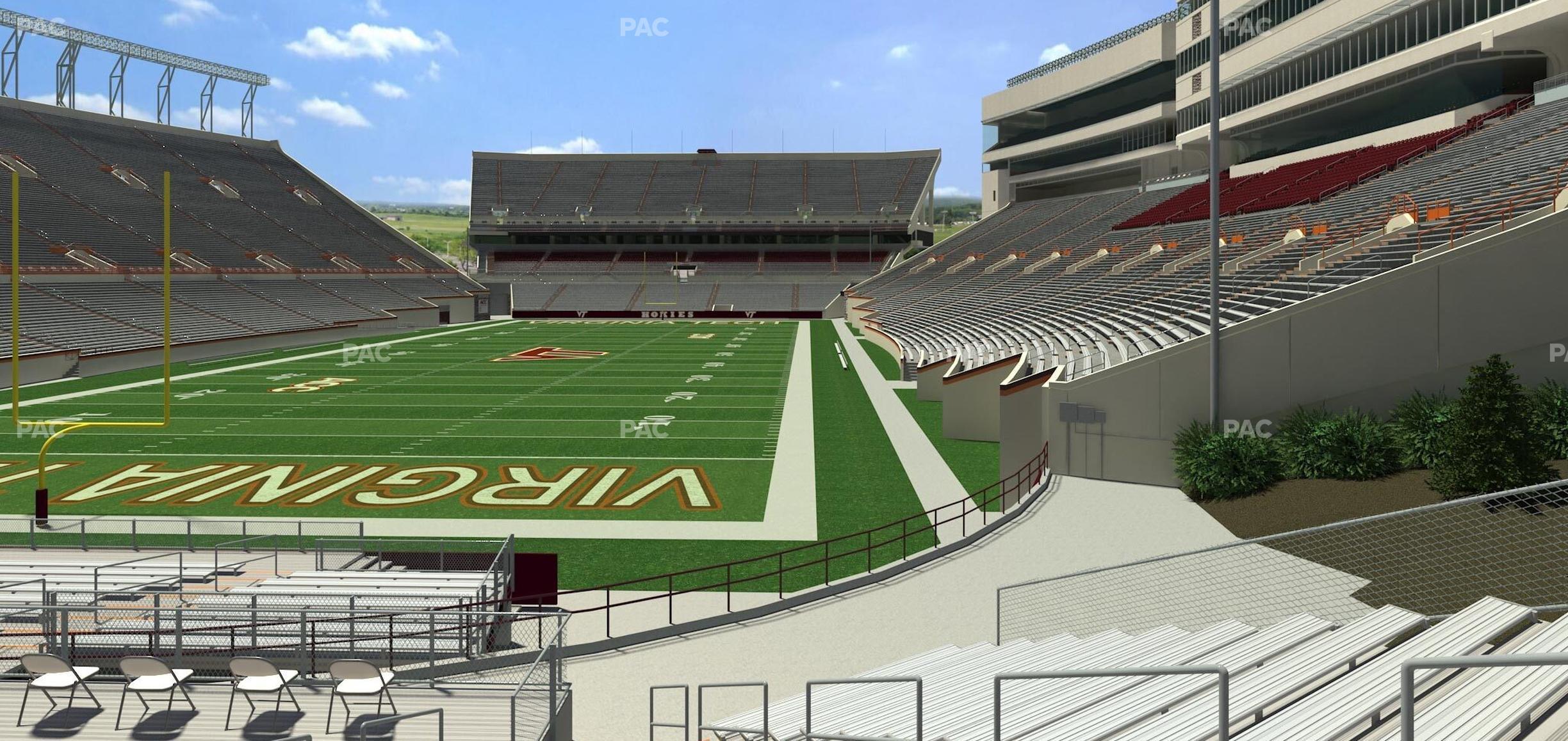 Seating view for Lane Stadium Section 118