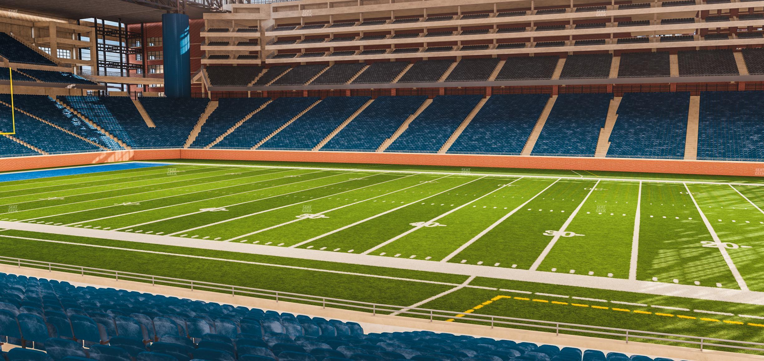 Seating view for Ford Field Section 129