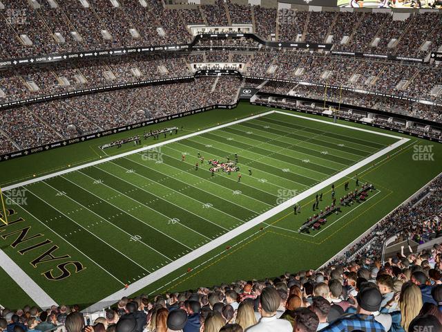 Seating view for Caesars Superdome Section 620