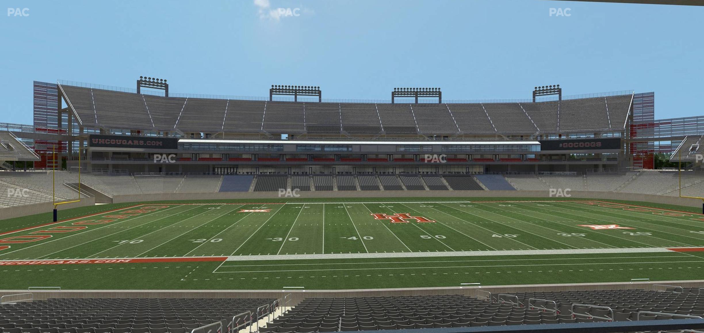 Seating view for TDECU Stadium Section 130